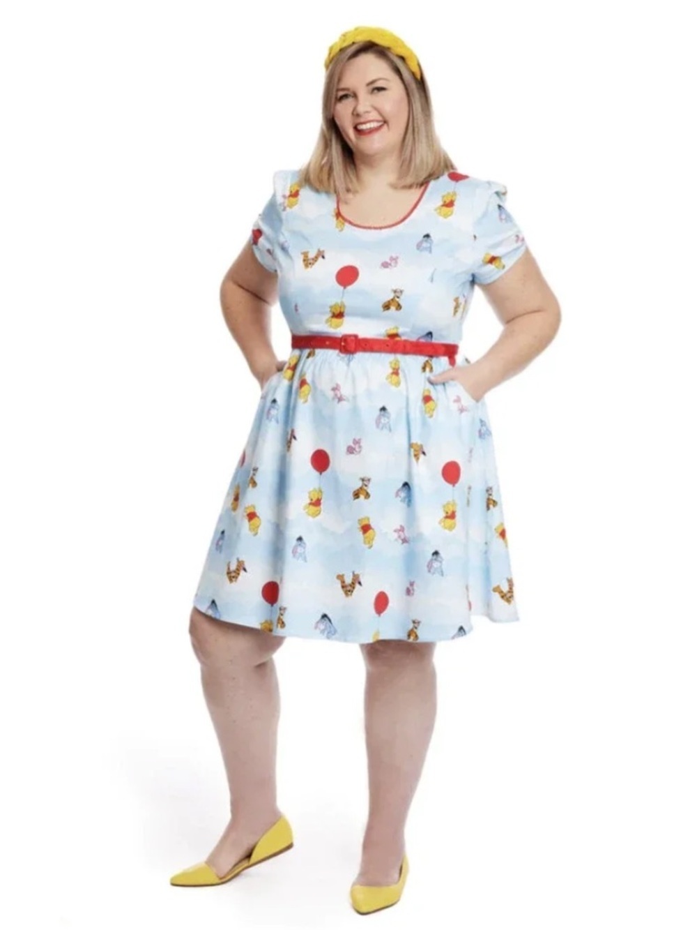 Stitch Shoppe by Loungefly Winnie The Pooh Up In The Clouds Laci Dress Size 4XL